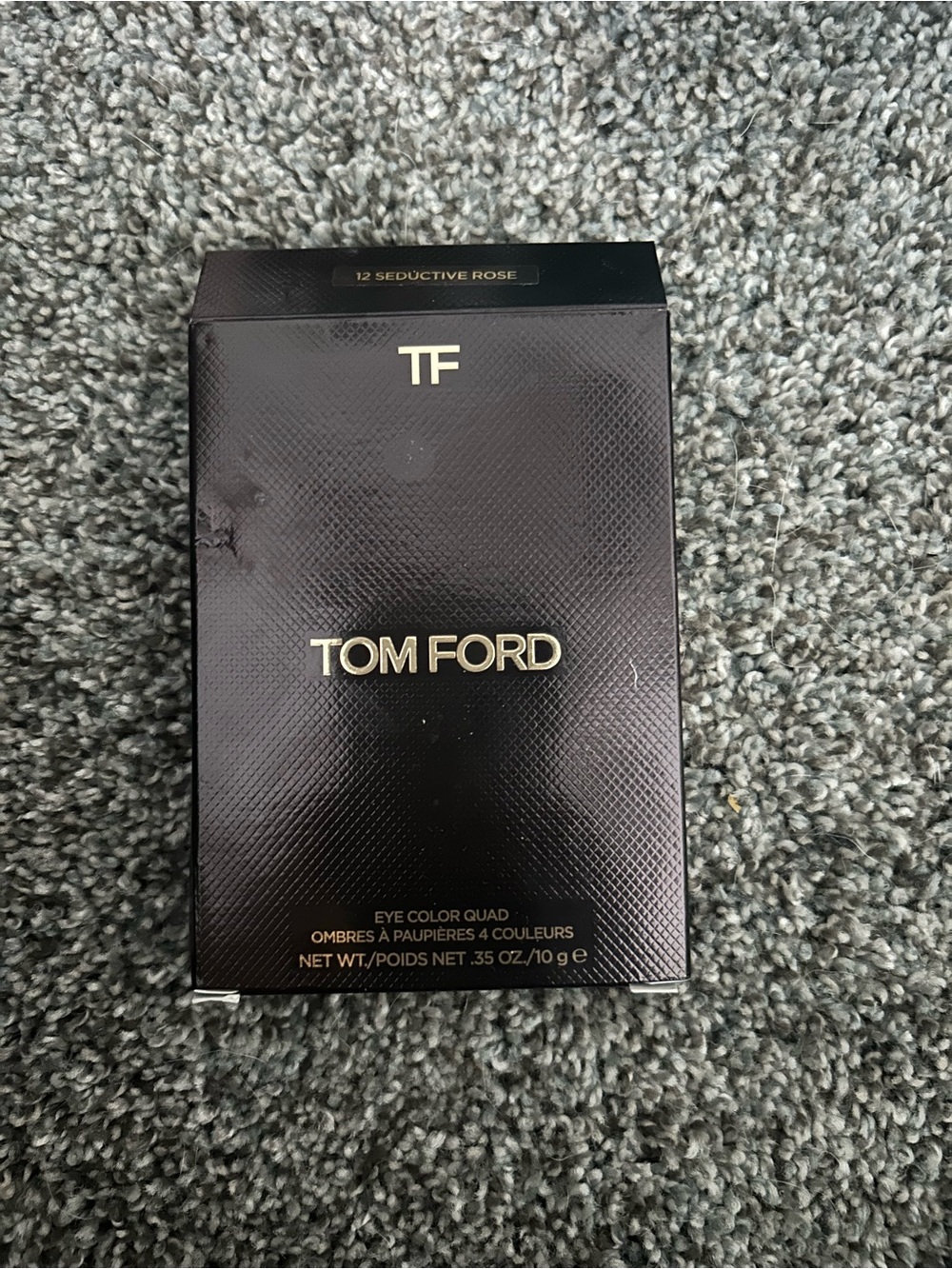 Tom Ford Eye Color Quad -Black and Gold Packaging new in package with dust cover